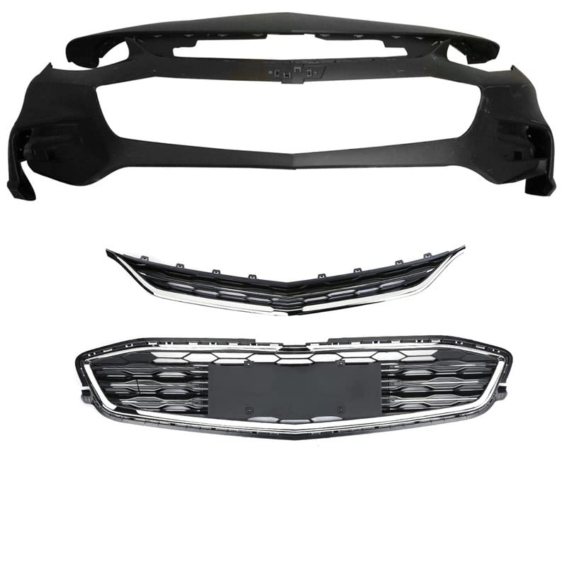 Amazon | フロントハニカムメッシュバンパーグリルバンパーカバー